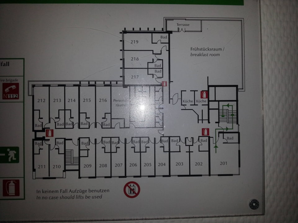 Hotelplan 2. OG Kommerzhotel Köln
