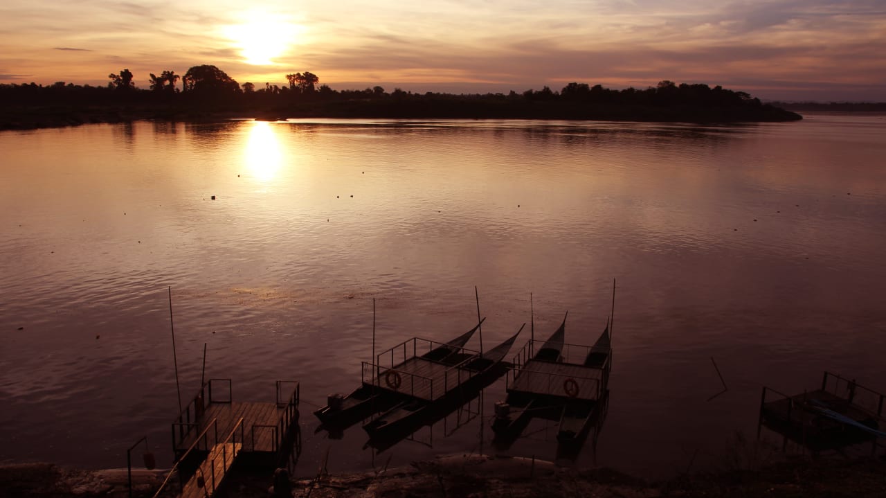 Ausblick The River Resort Champasak