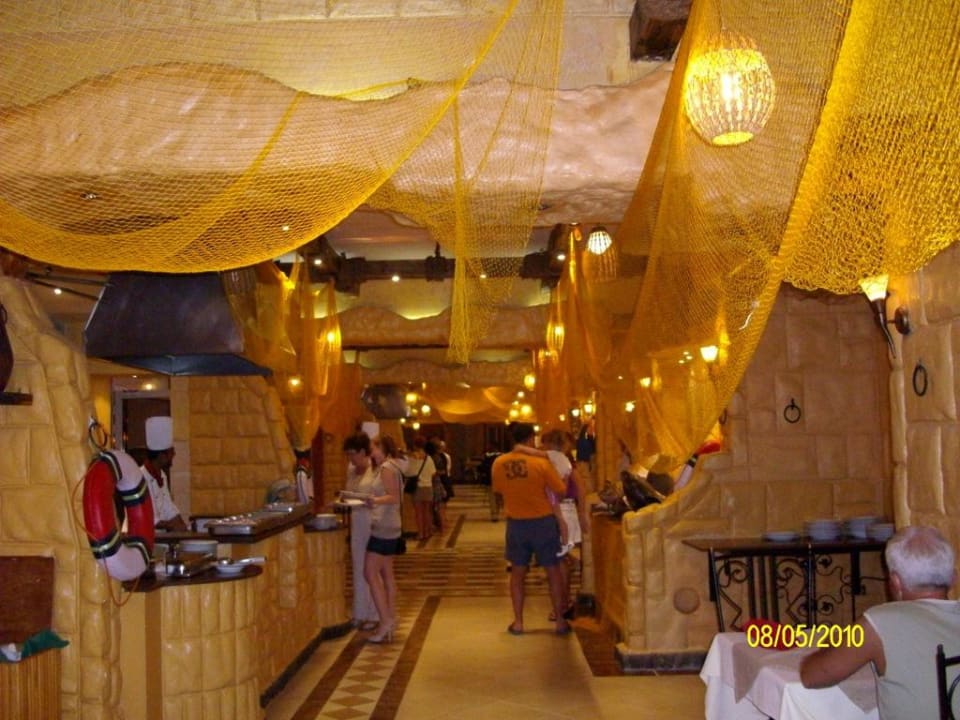 Fischabend im Restaurant Pickalbatros Alf Leila Wa Leila Resort - Neverland Hurghada