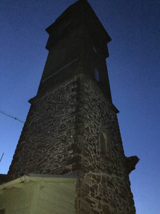 Aussichtsturm bei Nacht Hotel Berggasthof Ziegenkopf