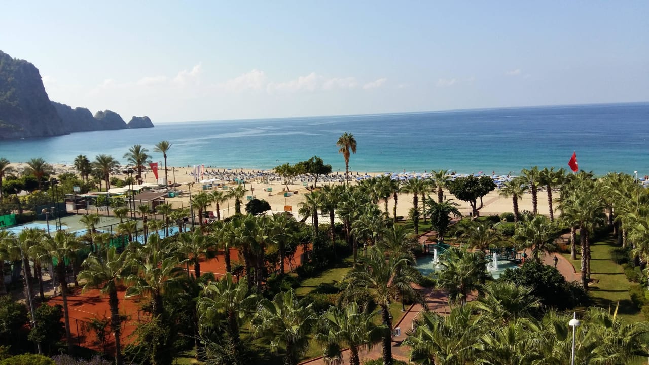 Blick vom Restaurant, 5. OG Gardenia Hotel