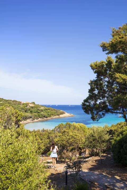 Ausblick Grand Hotel in Porto Cervo