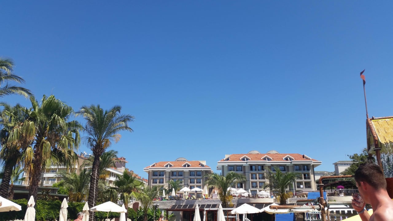 Vom kinderpool aus Hotel Turan Prince