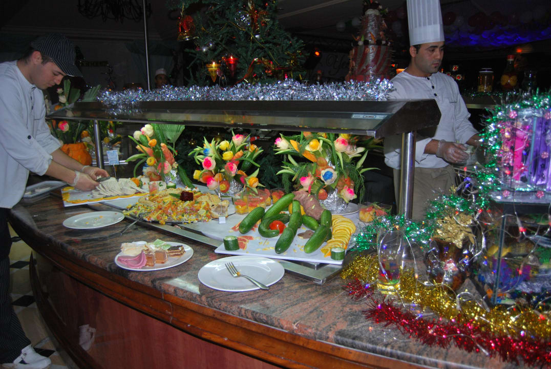 Das Buffet an Silvester  Calimera One Resort Jockey