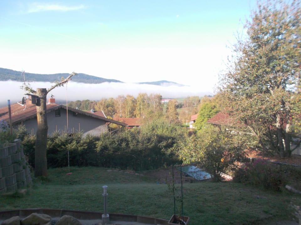 Blick vom Balkon Landhaus Harmonie