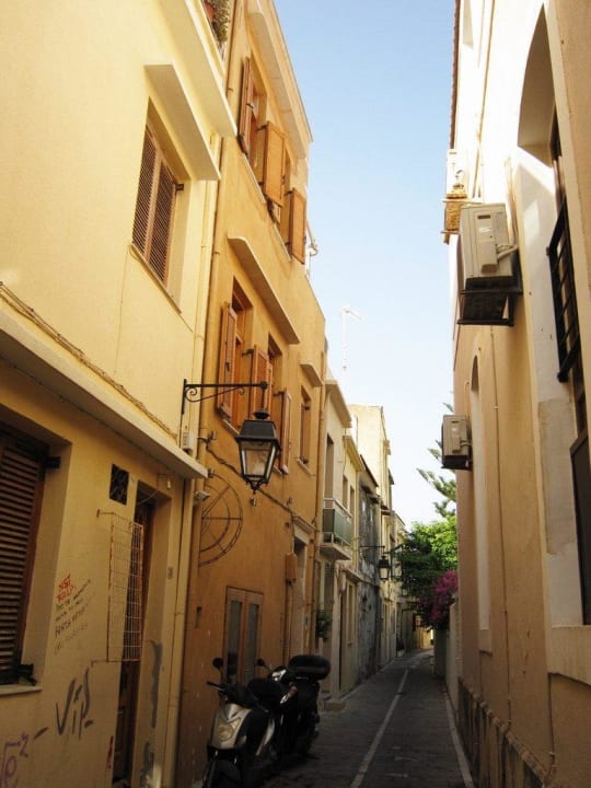 Penthouse Suite Brown on the top of left building Avli Lounge Apartments