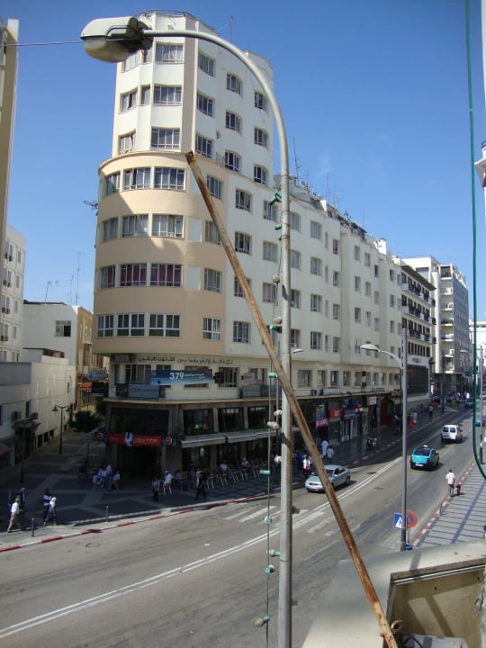 Ausblick vom Hotelzimmer 2.OG Hotel Rembrandt