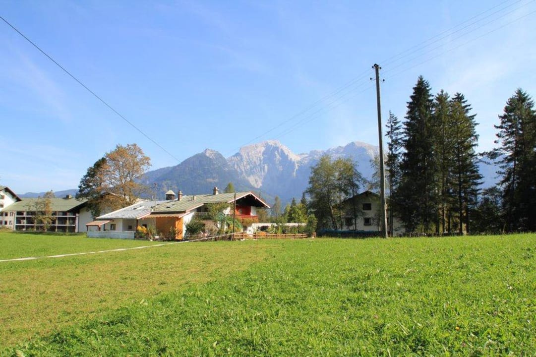 Ausblick hinter dem Haus Pension Mooserlehen