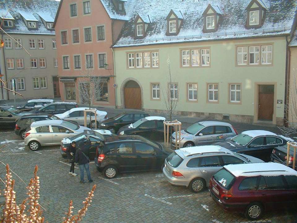 Zimmeraussicht nach links Gasthof Butz