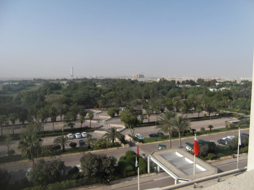 Ausblick aus dem Hotelzimmer JA Palm Tree Court