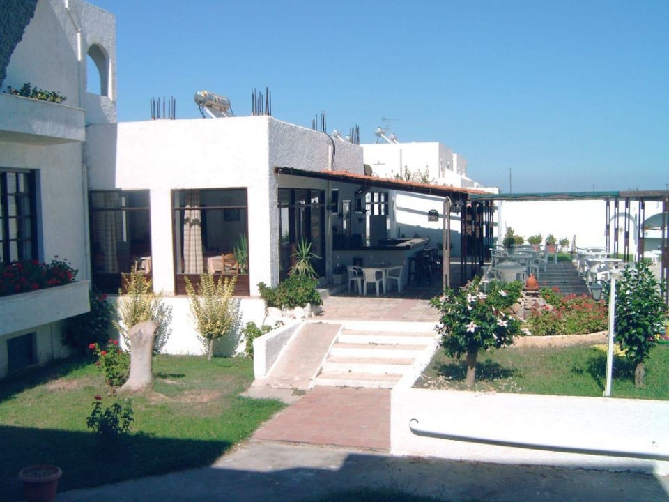 Die Rückseite des Hotels Hotel Hermes