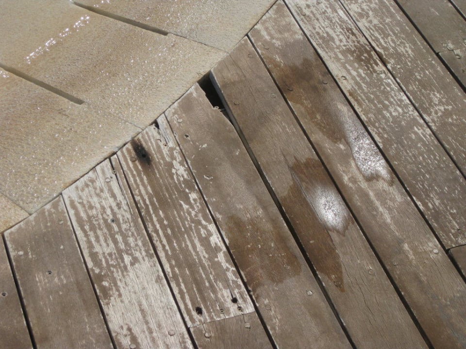 Holzdeck am Pool Afandou Bay Resort Suites