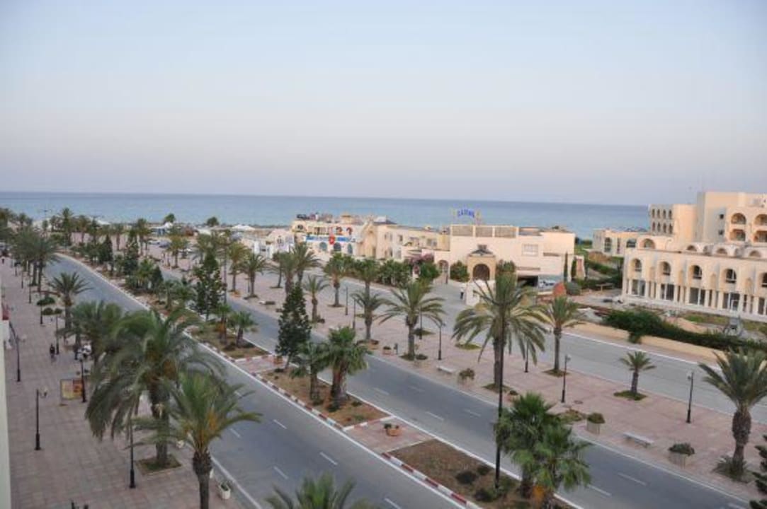 Der Ausblick von unserem Balkon Mehari Hammamet