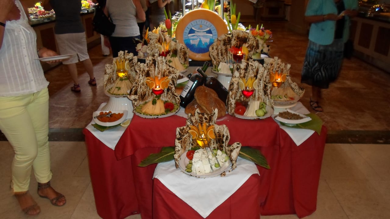 Geniale Dekoration beim Galabüffet Aydinbey Kings Palace & Spa