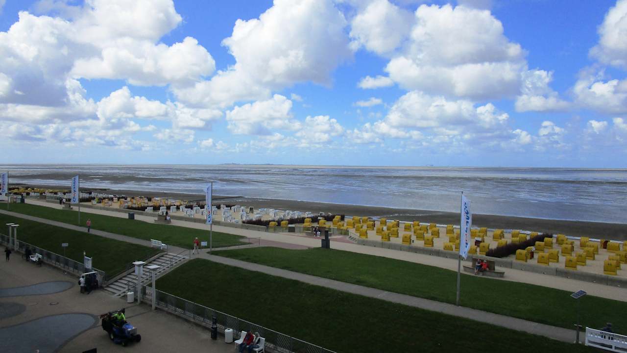 Ausblick Strandhotel Duhnen / Aparthotel Kamp