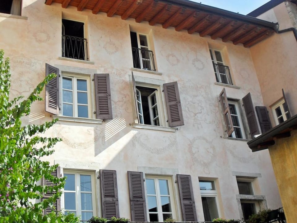 Blick vom Innenhof Hotel Borgo Alba Chiara