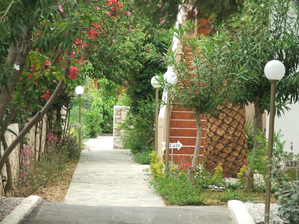 Teren wokół bungalowów Sirios Village Hotel & Bungalows