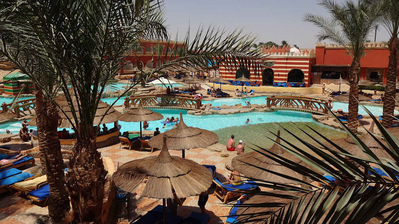 Hauptpool Pickalbatros Alf Leila Wa Leila Resort - Neverland Hurghada