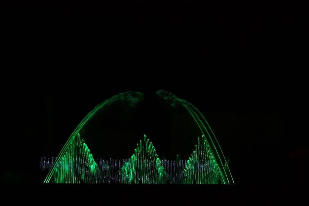 Feuer & Wasser Fontaine-Show Pickalbatros Alf Leila Wa Leila Resort - Neverland Hurghada