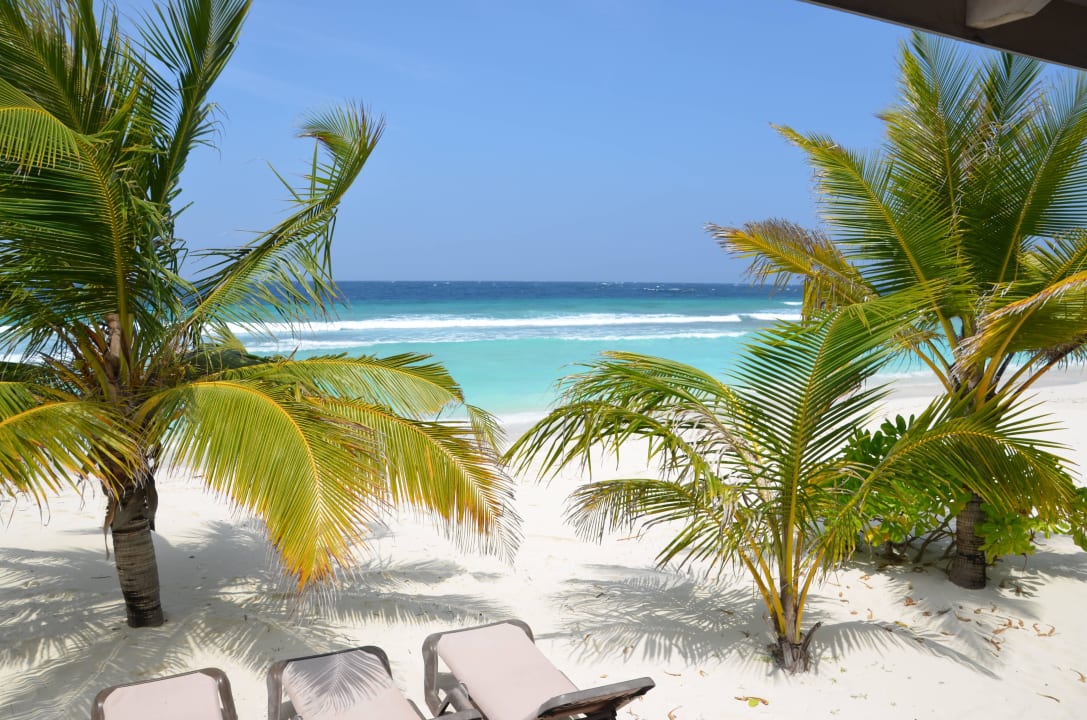 Blick aus dem Fenster Kuredu Island Resort & Spa