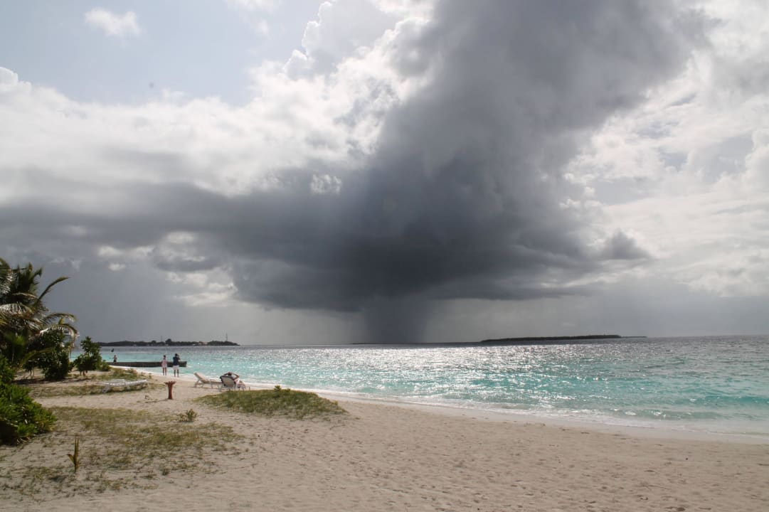 Ausblick von Bungalow 126 Adaaran Select Meedhupparu Island Resort - Premium All Inclusive