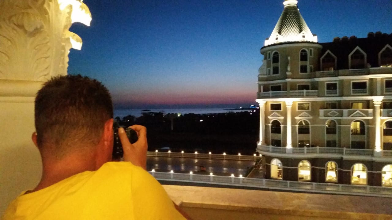 Ausblick vom Balkon  Haydarpasha Palace