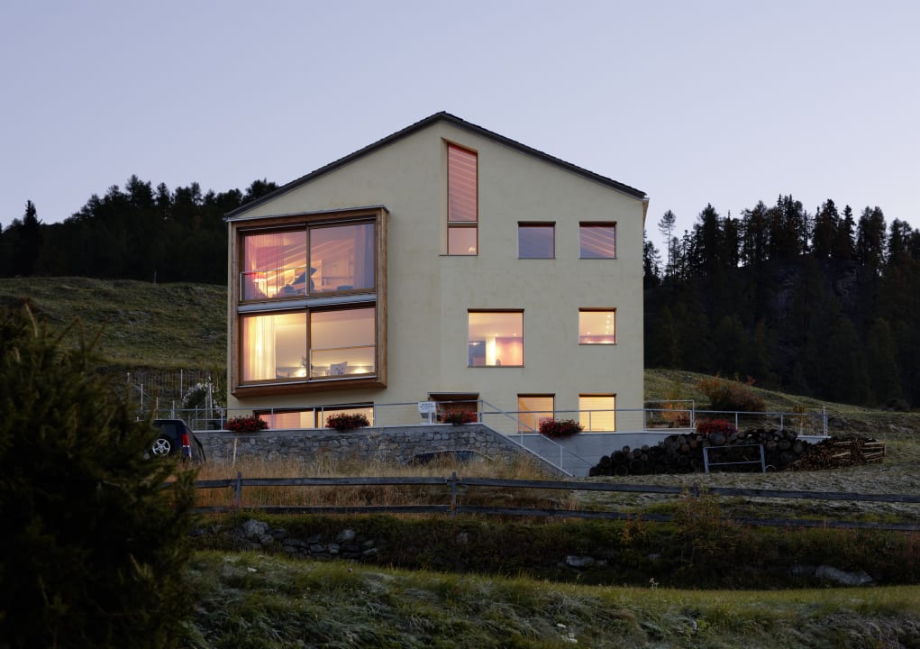 Außenansicht Ferienwohnung Chasa Arpiglia