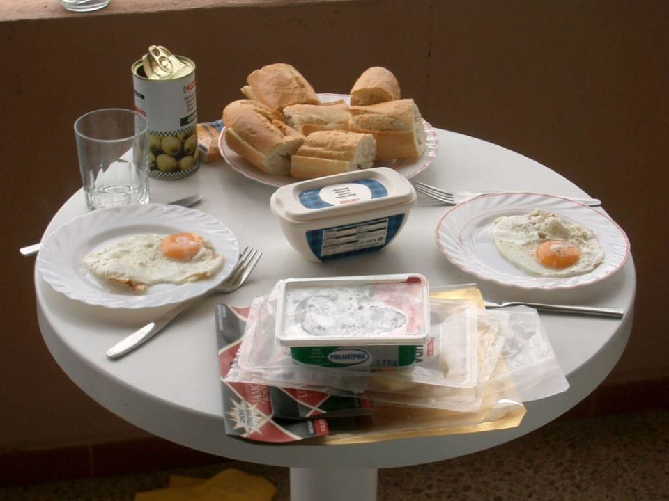 Balkon Frühstück allsun Hotel Pil-lari Playa