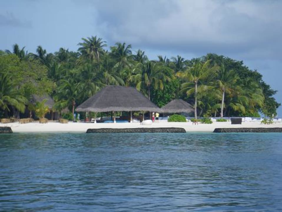Kuramathi vom Boot aus Kuramathi Maldives