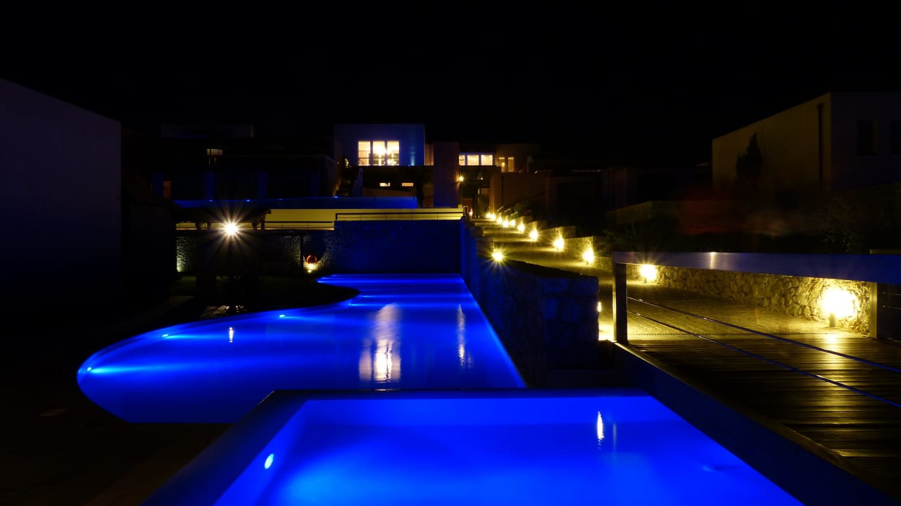 Helona Resort bei Nacht Atlantica Belvedere Resort