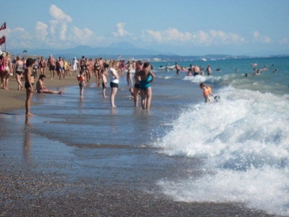 Der Hotelstrandabschnitt Marvida Family Eco