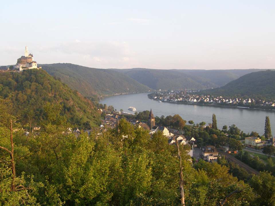 Marksburg, Hotel Bellavista und Braubach Hotel Bellavista