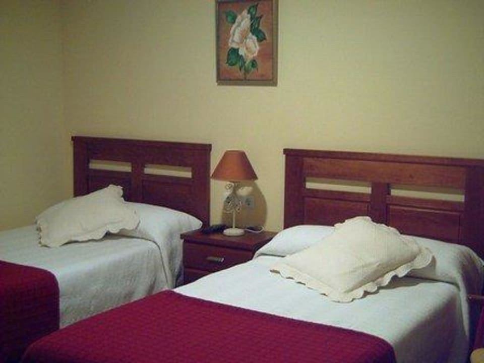 Habitacion doble cama de 150 muy amplias  Pension Mayte