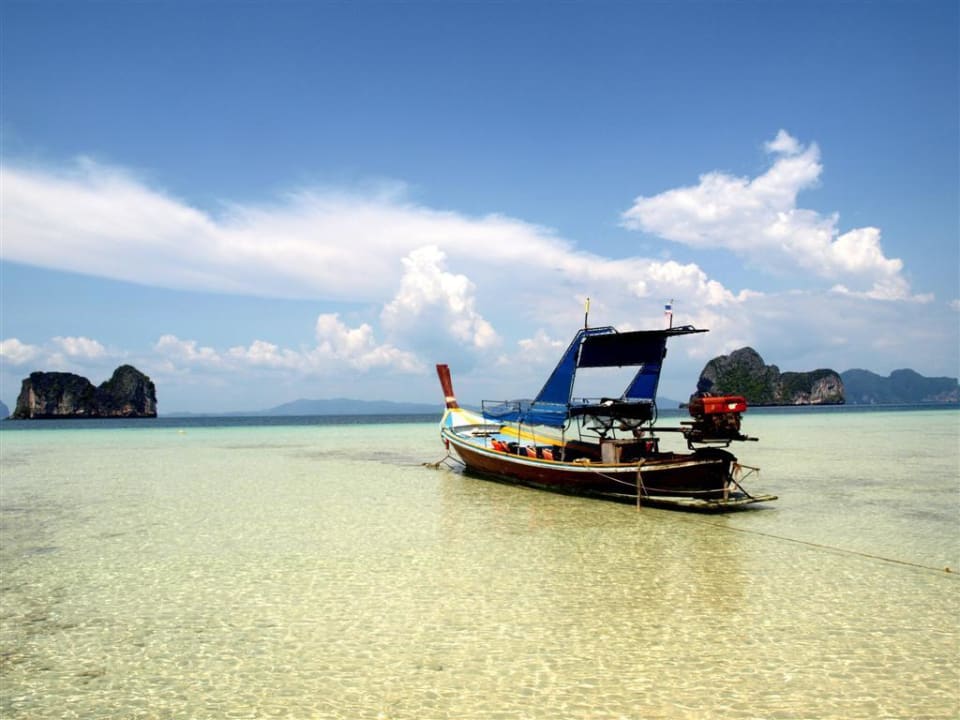 Blick vom Strand auf's Meer Koh Hai Fantasy Resort & Spa