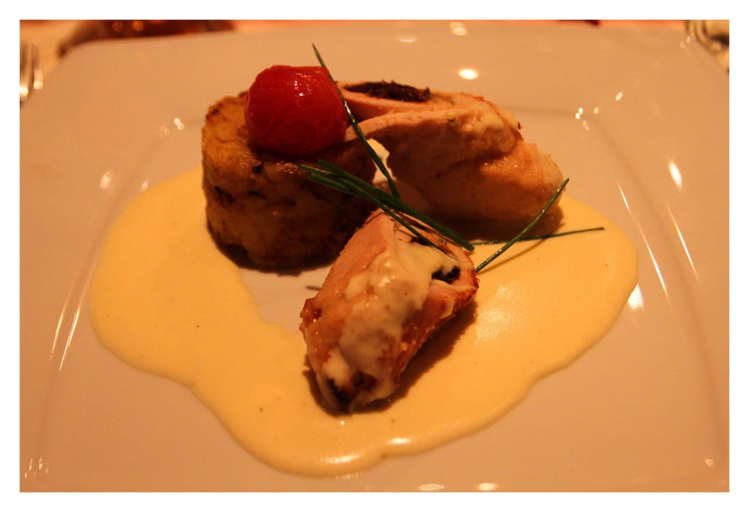 Eines der 4 Gänge des Abendmenus Berghotel Holzer