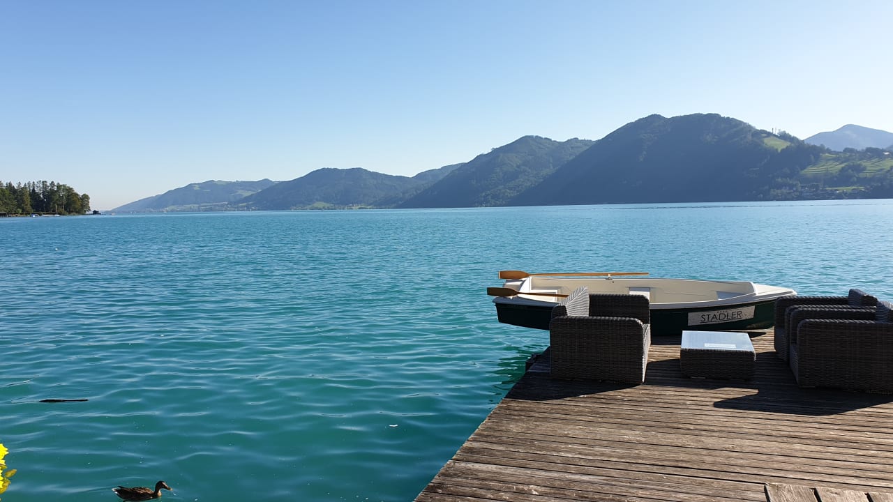 Ausblick Hotel Stadler am Attersee