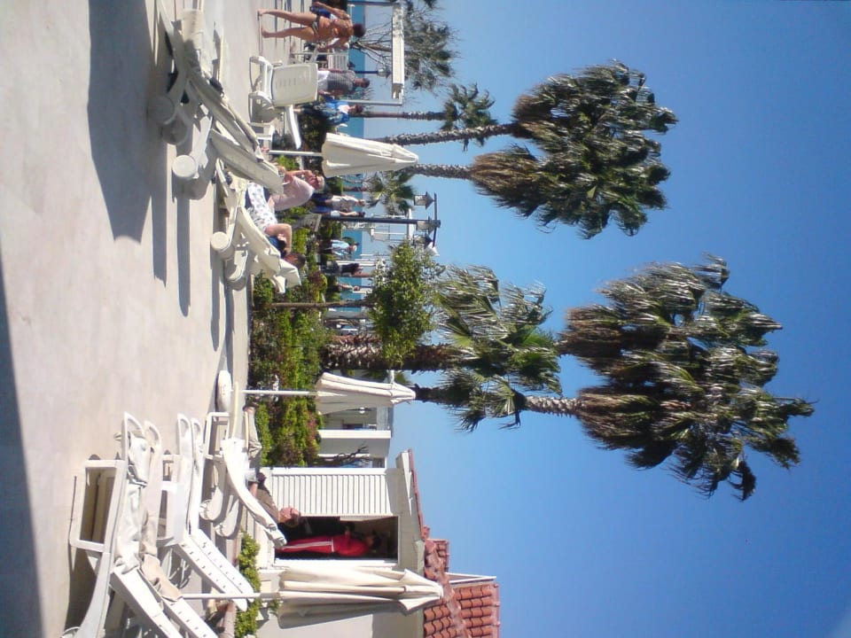 Blick aus dem Speisesaal Side Star Beach