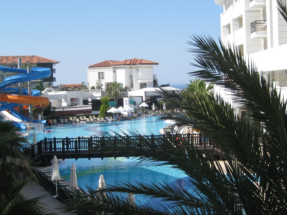 Blick aus unserem Zimmer Alba Queen Hotel