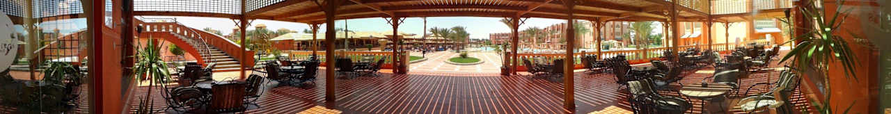 Терраса около ресепшена Pickalbatros Aqua Vista Resort - Hurghada