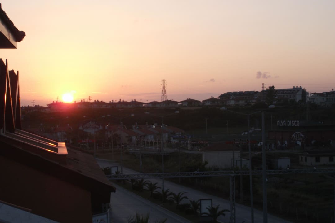 Ausblick vom Balkon Hotel Orfeus Park