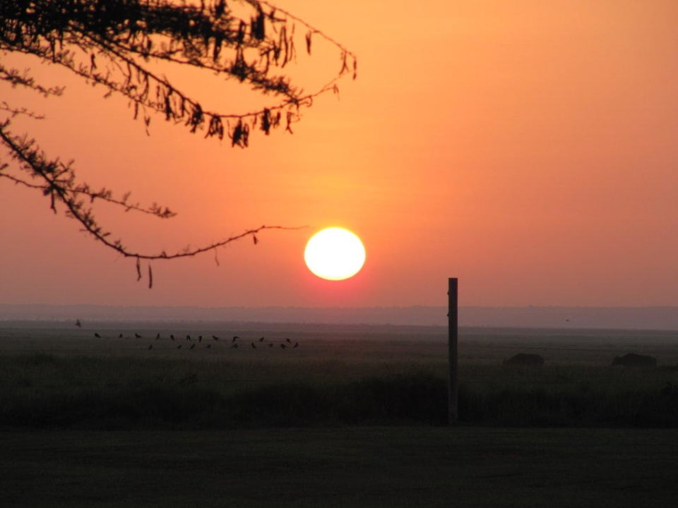 Morgenstimmung in der Lodge Ol Tukai Lodge