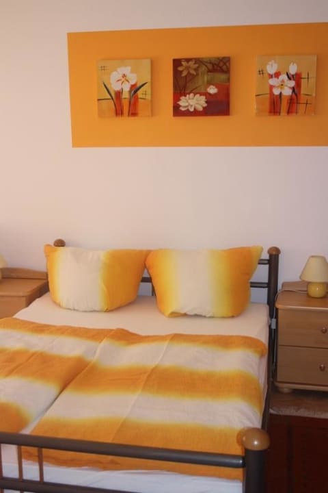 Schlafzimmer Ferienhaus Lahnblick