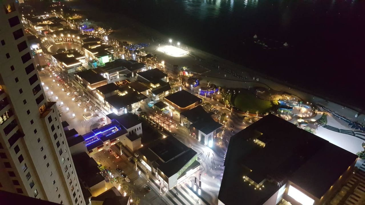 Ausblick aus der Skybar vom the walk Hilton Dubai The Walk