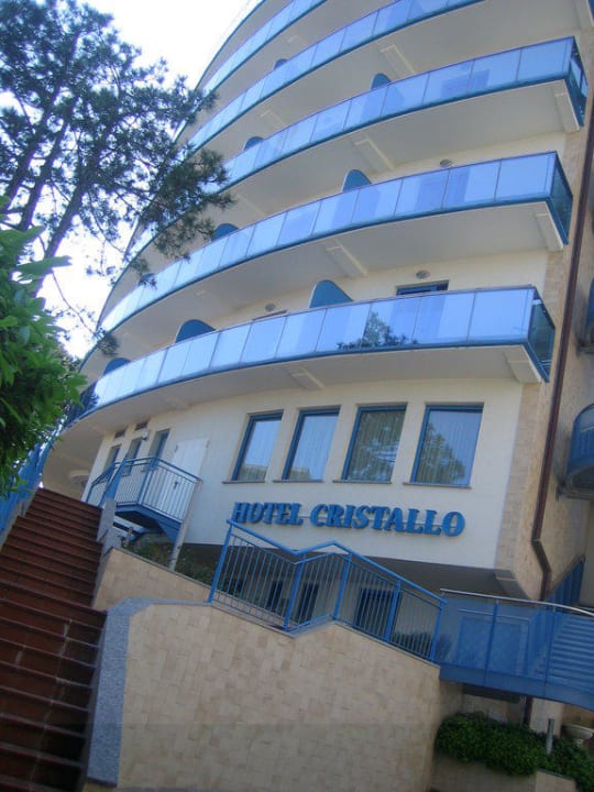 Haupteingang vom Hotel Hotel Cristallo Lignano
