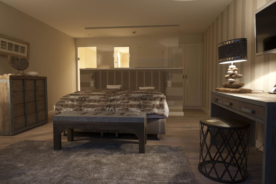 Doppelzimmer mit Terrasse Hotel Strand am Königshafen