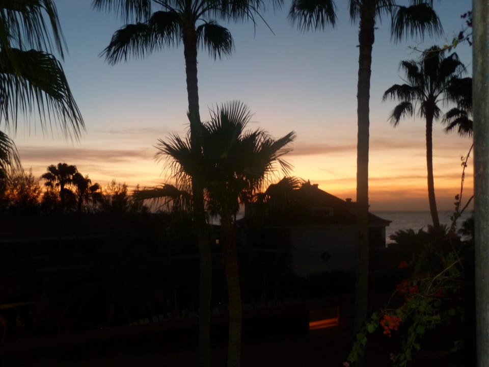 Sonnenaufgang vom Zimmer aus Hotel Parque Tropical