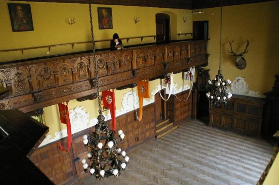 Sala rycerska w zamku Hotel Zamek Czocha