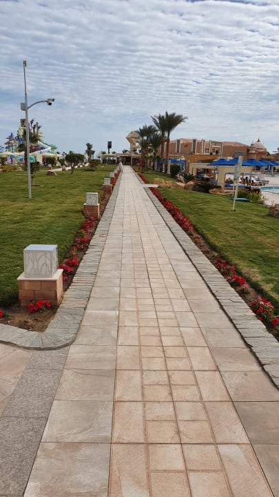 Gartenanlage Pickalbatros Aqua Blu Resort - Hurghada
