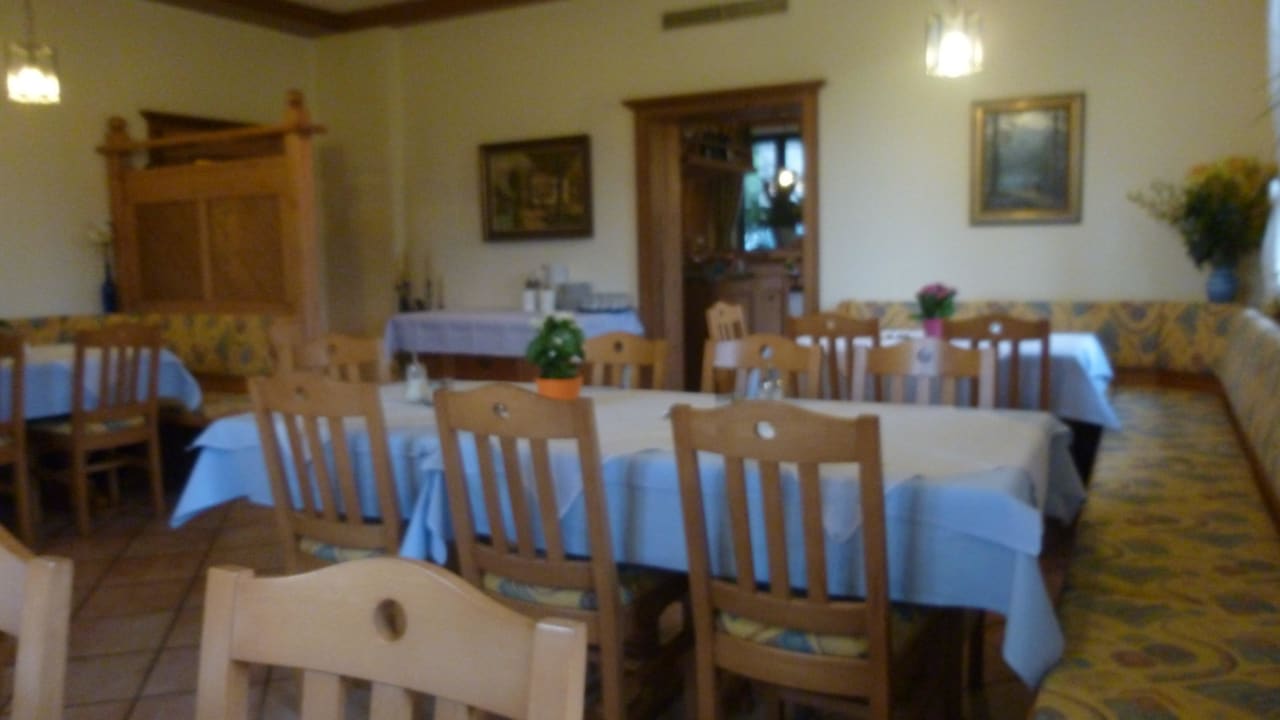 Hinterer Teil des Restaurants Hotel Landgasthof Hacker