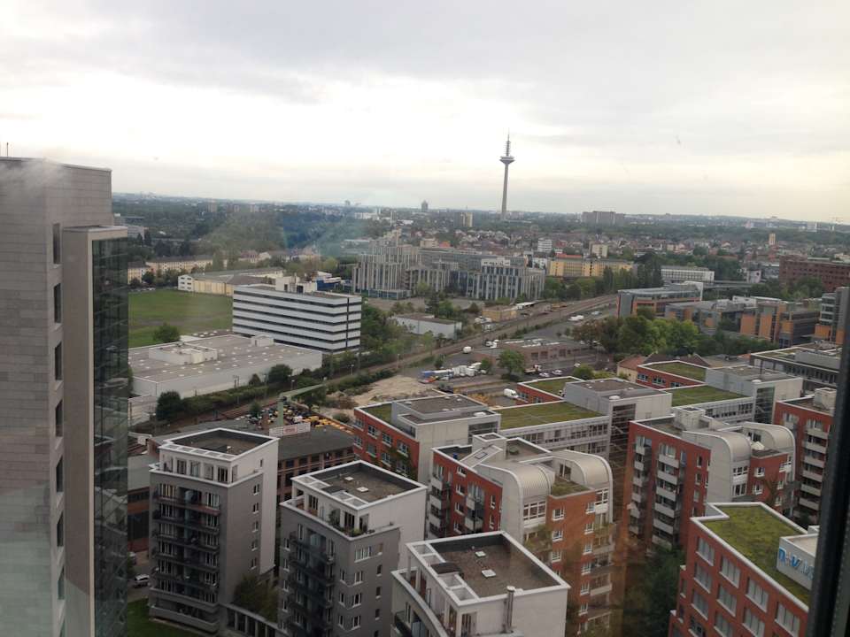 Ausblick Radisson Blu Hotel Frankfurt